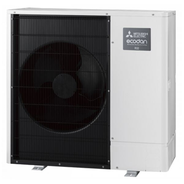 Mitsubishi Ecodan PUZ-WM50VHA outdoor unit ASHP and pre-plumbed slimline cylinder 5kW 170ltr