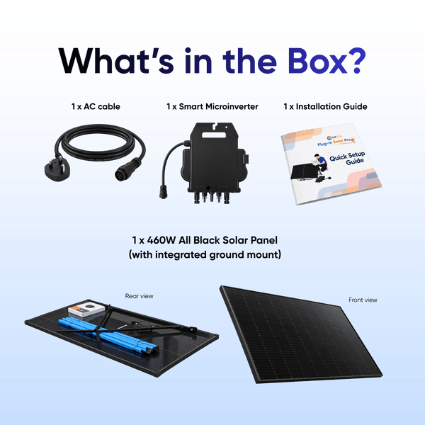 Compact 460W Plug-In Solar Pro Kit (Ground Mount Only)